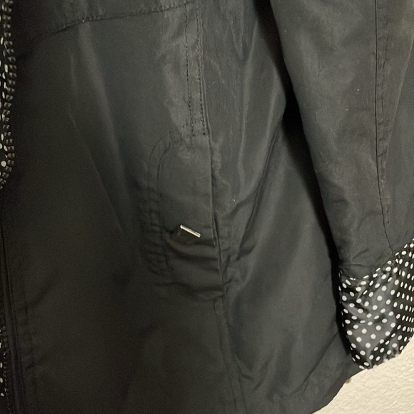 Women’s size medium black with polkadots totes jacket - Picture 8 of 15